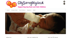 Desktop Screenshot of gaysurrogacy.co.uk
