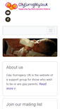 Mobile Screenshot of gaysurrogacy.co.uk